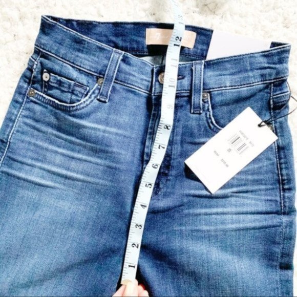 7 For All Mankind High Waist Slim Kick Jeans NWT - Picture 7 of 13